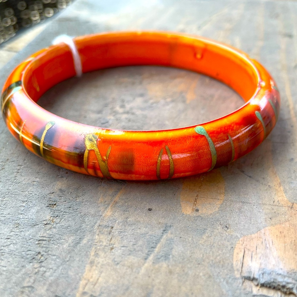 Vintage Orange Bracelet